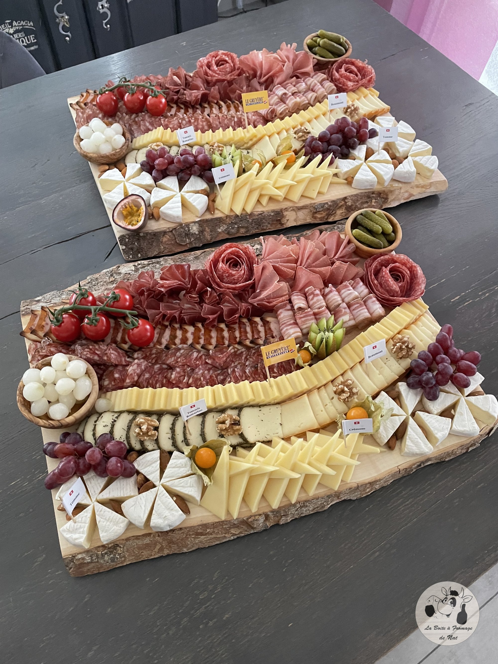 Plateaux de fromages et viandes